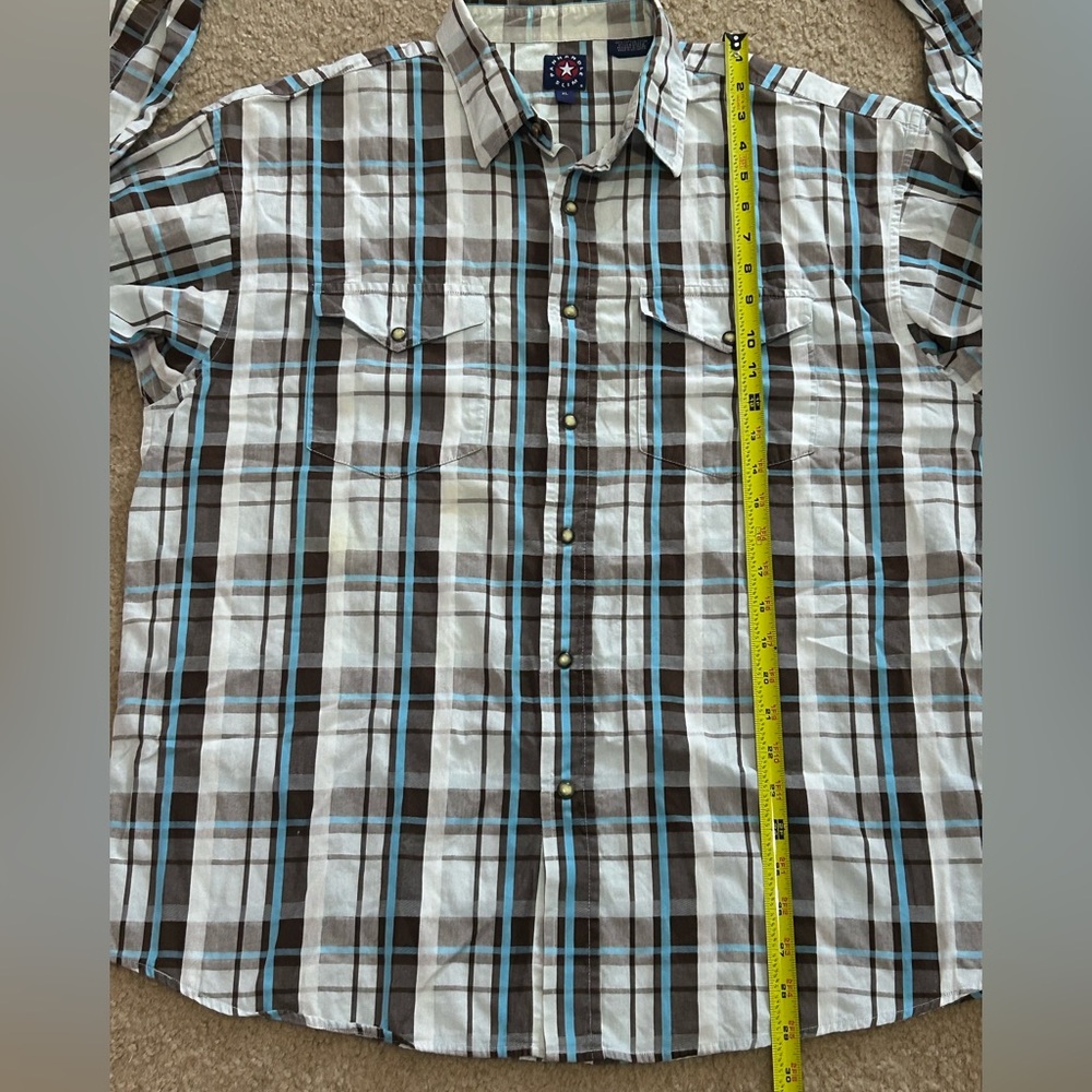 Panhandle Slim Men’s XL Pearl Snap Shirt - Picture 6 of 8